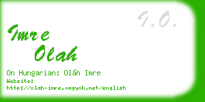 imre olah business card